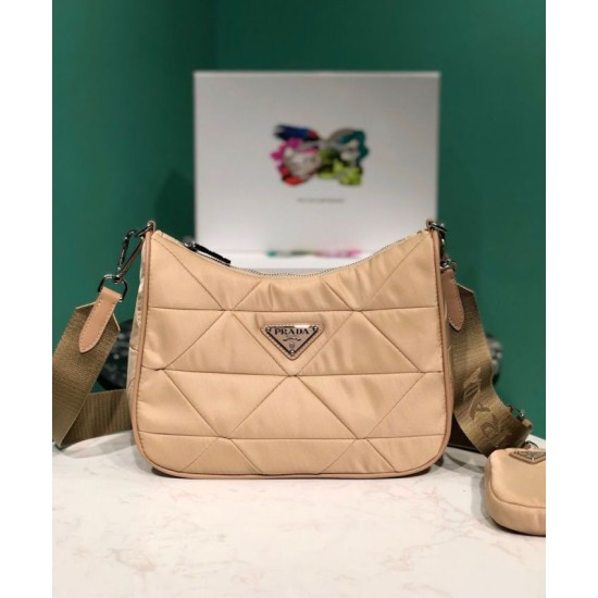 Replica Prada Padded nylon shoulder bag 1BC151 Fake Prada Padded nylon shoulder bag 1BC151 Replica
