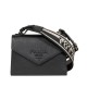 Replica Prada Monochrome Saffiano And Leather Bag Black Replica Prada Monochrome Saffiano And Leather Bag Black