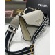Replica Prada Monochrome Saffiano And Leather Bag Cream Replica Prada Monochrome Saffiano And Leather Bag Cream