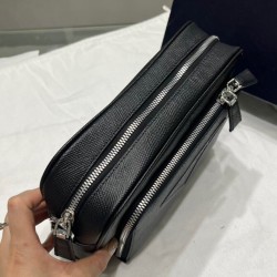 Replica Prada Saffiano Leather Shoulder Bag 2VH152 Black