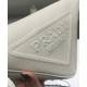 Replica Prada Saffiano Triangle Bag Cream Replica Prada Saffiano Triangle Bag Cream