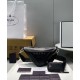 Replica Prada Leather Triangle shoulder bag 1BH190 Black Replica Prada Leather Triangle shoulder bag 1BH190 Black