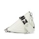 Replica Prada Leather Triangle shoulder bag 1BH190 Cream Fake Prada Leather Triangle shoulder bag 1BH190 Cream Replica