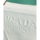 Replica Prada Leather Triangle shoulder bag 1BH190 Cream Fake Prada Leather Triangle shoulder bag 1BH190 Cream Replica