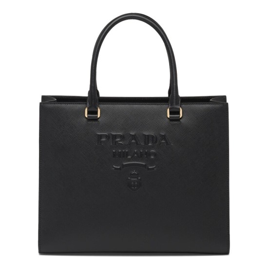 Replica Prada Medium Saffiano Leather Handbag 1BA337 Black Replica Prada Medium Saffiano Leather Handbag 1BA337 Black