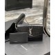 Fake YSL Saint Laurent Uptown Chain Wallet In Crocodile-Embossed Shiny Leather Black Replica Replica YSL Saint Laurent Uptown Chain Wallet In Crocodile-Embossed Shiny Leather Black