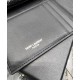 Fake YSL Saint Laurent Uptown Chain Wallet In Crocodile-Embossed Shiny Leather Black Replica Replica YSL Saint Laurent Uptown Chain Wallet In Crocodile-Embossed Shiny Leather Black