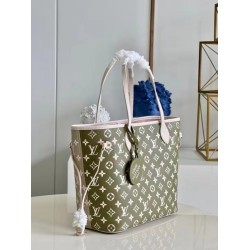 Replica Louis Vuitton Neverfull MM Bag Monogram Empreinte M46102