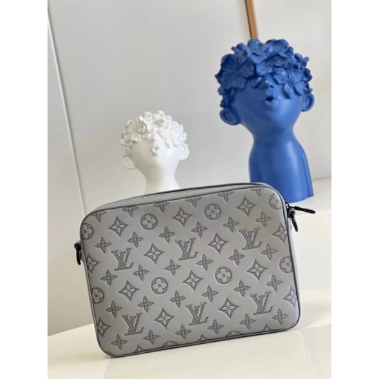 Replica Louis Vuitton Duo Messenger Monogram Shadow M46104