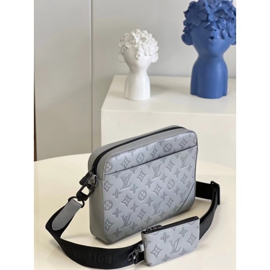 Replica Louis Vuitton Duo Messenger Monogram Shadow M46104