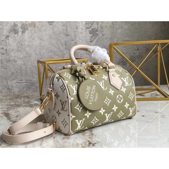 Fake Louis Vuitton Speedy Bandouliere 20 Bag Monogram Empreinte M46118 Replica