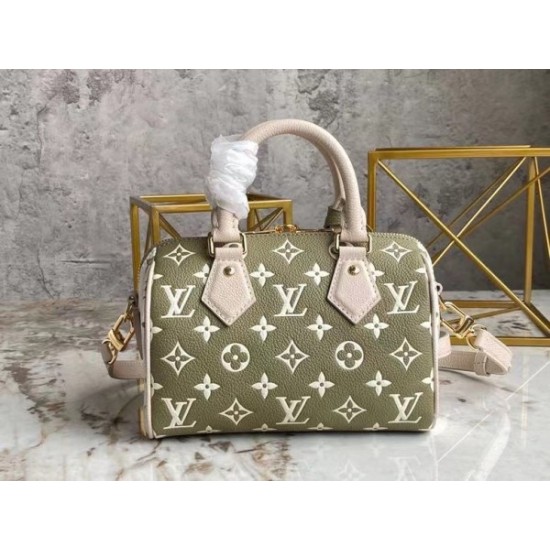 Fake Louis Vuitton Speedy Bandouliere 20 Bag Monogram Empreinte M46118 Replica