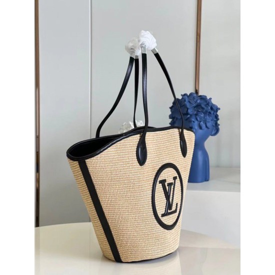 Replica Louis Vuitton Saint Jacques Bag Raffia M59808 Replica Louis Vuitton Saint Jacques Bag Raffia M59808