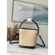 Replica Louis Vuitton Petit Bucket Bag Raffia M59961