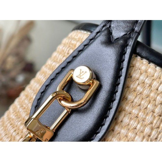 Replica Louis Vuitton Petit Bucket Bag Raffia M59961