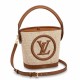 Fake Louis Vuitton Petit Bucket Bag Raffia M59962 Replica Fake Louis Vuitton Petit Bucket Bag Raffia M59962 Replica