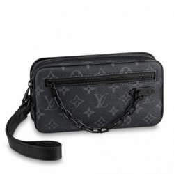 Replica Louis Vuitton Pochette Volga Monogram Eclipse M68321