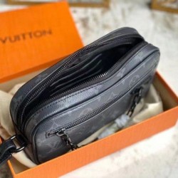 Replica Louis Vuitton Pochette Volga Monogram Eclipse M68321