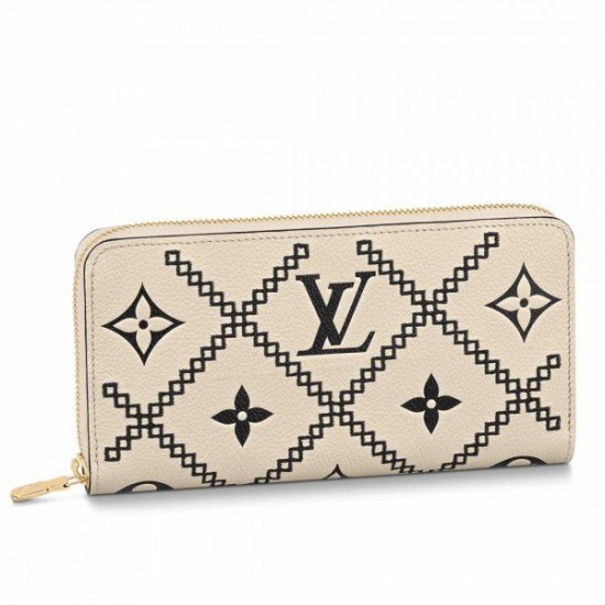 Fake Louis Vuitton Zippy Wallet Monogram Empreinte Leather M81141 Replica
