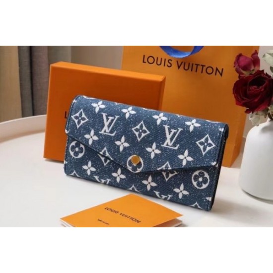 Replica Louis Vuitton Sarah Wallet Monogram Denim M81183