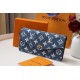 Replica Louis Vuitton Sarah Wallet Monogram Denim M81183