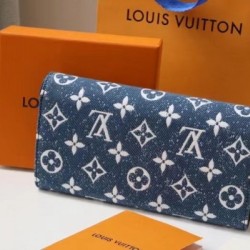 Replica Louis Vuitton Sarah Wallet Monogram Denim M81183