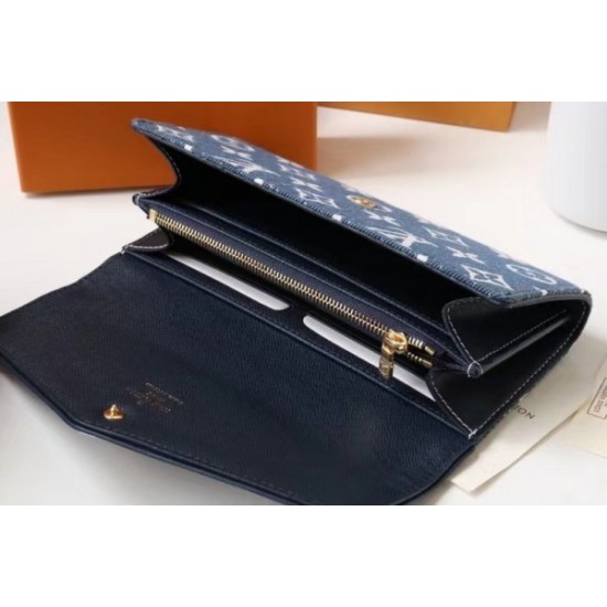 Replica Louis Vuitton Sarah Wallet Monogram Denim M81183