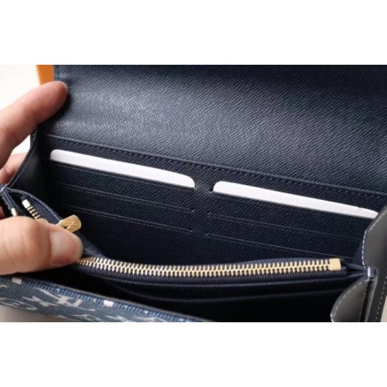 Replica Louis Vuitton Sarah Wallet Monogram Denim M81183
