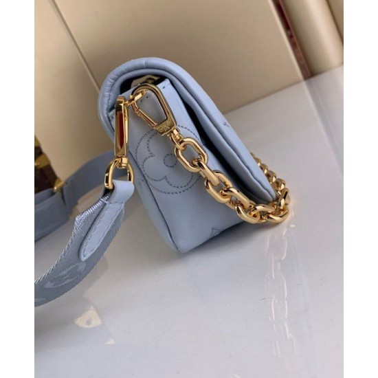 Fake Louis Vuitton Wallet on Strap Bubblegram M81399 Replica