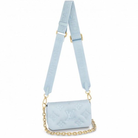 Fake Louis Vuitton Wallet on Strap Bubblegram M81399 Replica