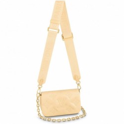 Replica Louis Vuitton Wallet on Strap Bubblegram M81400