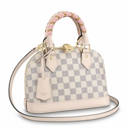 Fake Louis Vuitton Alma BB Bag Damier Azur Canvas N45294 Replica
