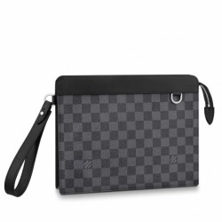 Fake Louis Vuitton Standing Pouch Damier Graphite N64612 Replica