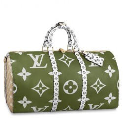Replica Louis Vuitton Keepall Bandouliere 50 Giant Monogram M44590