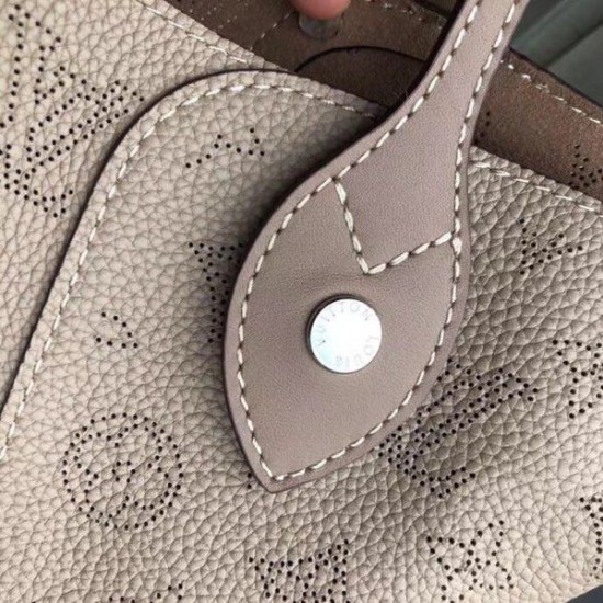Fake Louis Vuitton Hina MM Bag Mahina Leather M53140 Replica
