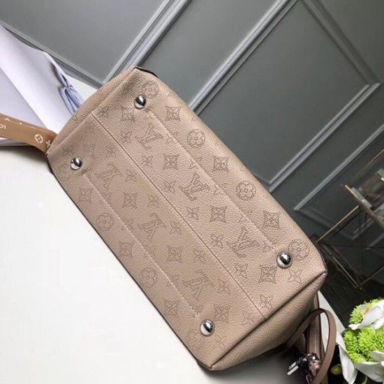 Fake Louis Vuitton Hina MM Bag Mahina Leather M53140 Replica