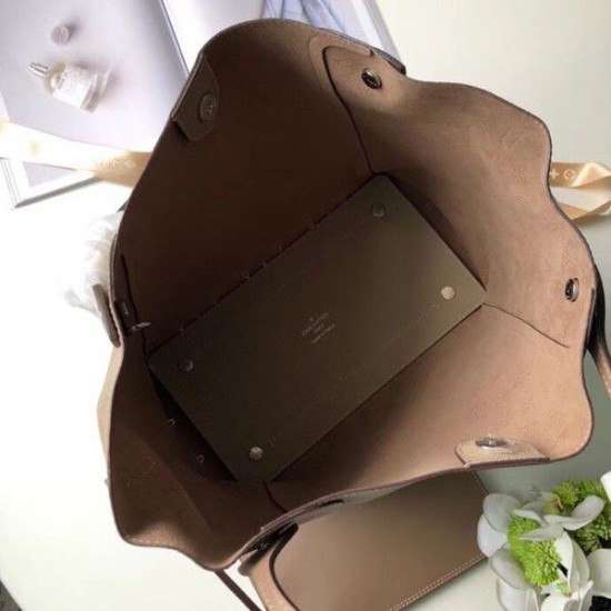 Fake Louis Vuitton Hina MM Bag Mahina Leather M53140 Replica
