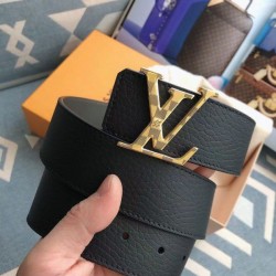 Fake Louis Vuitton Gold Damier LV 40MM Reversible Belt M0333V Replica