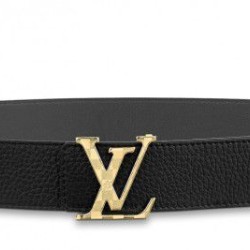 Fake Louis Vuitton Gold Damier LV 40MM Reversible Belt M0333V Replica