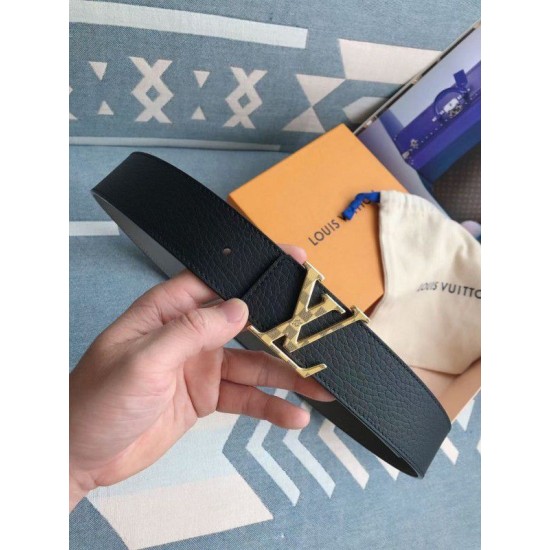 Fake Louis Vuitton Gold Damier LV 40MM Reversible Belt M0333V Replica