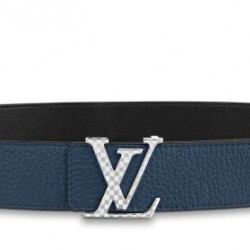 Fake Louis Vuitton Silver Damier LV 40MM Reversible Belt M0336V Replica