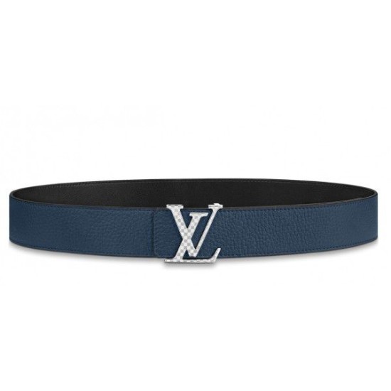 Fake Louis Vuitton Silver Damier LV 40MM Reversible Belt M0336V Replica