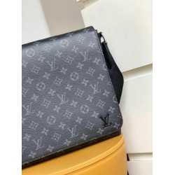 Replica Louis Vuitton District MM Bag Monogram Eclipse M45271