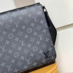 Replica Louis Vuitton District MM Bag Monogram Eclipse M45271