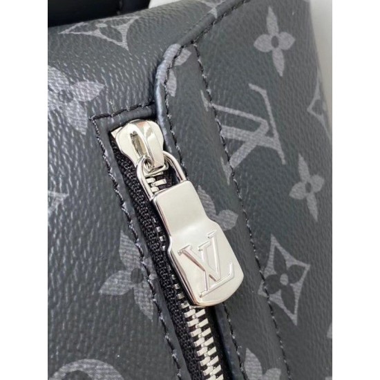 Replica Louis Vuitton District MM Bag Monogram Eclipse M45271