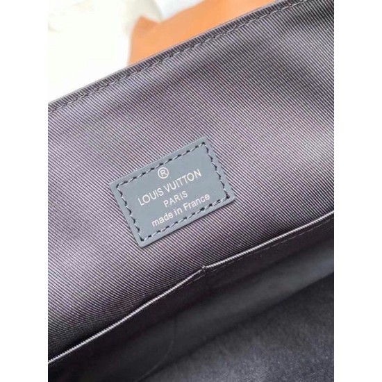 Replica Louis Vuitton District MM Bag Monogram Eclipse M45271