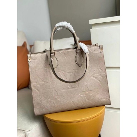 Replica Louis Vuitton OnTheGo MM Bag Monogram Empreinte M45607
