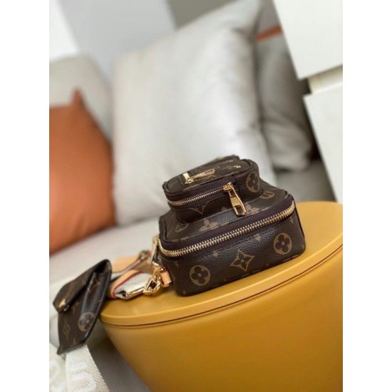 Replica Louis Vuitton Utility Crossbody Bag Monogram Canvas M80446