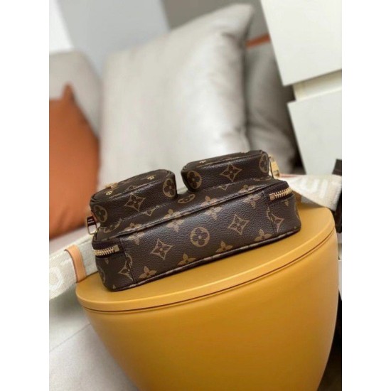 Replica Louis Vuitton Utility Crossbody Bag Monogram Canvas M80446