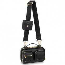 Replica Louis Vuitton Utility Crossbody Bag In Black M80450